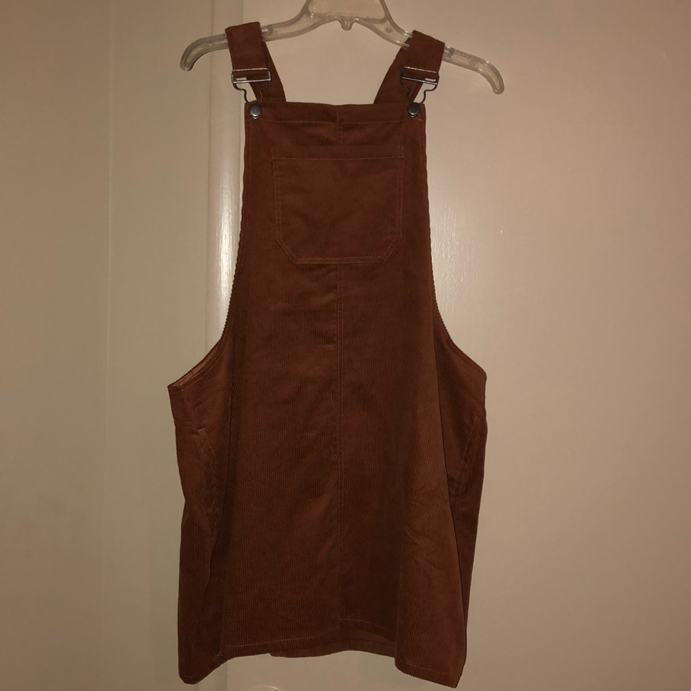 Burnt Orange Overall Skirt